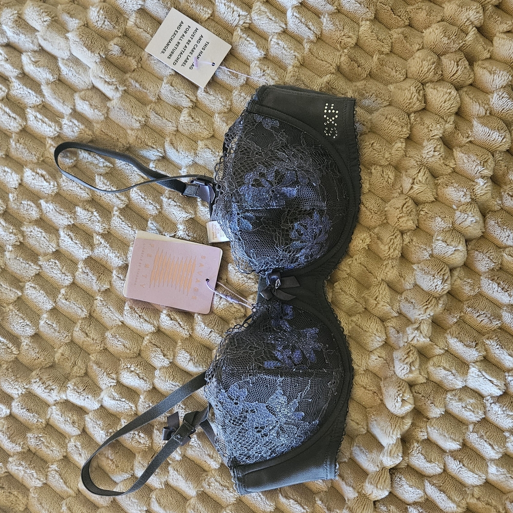 Elegant Black Lace Bra